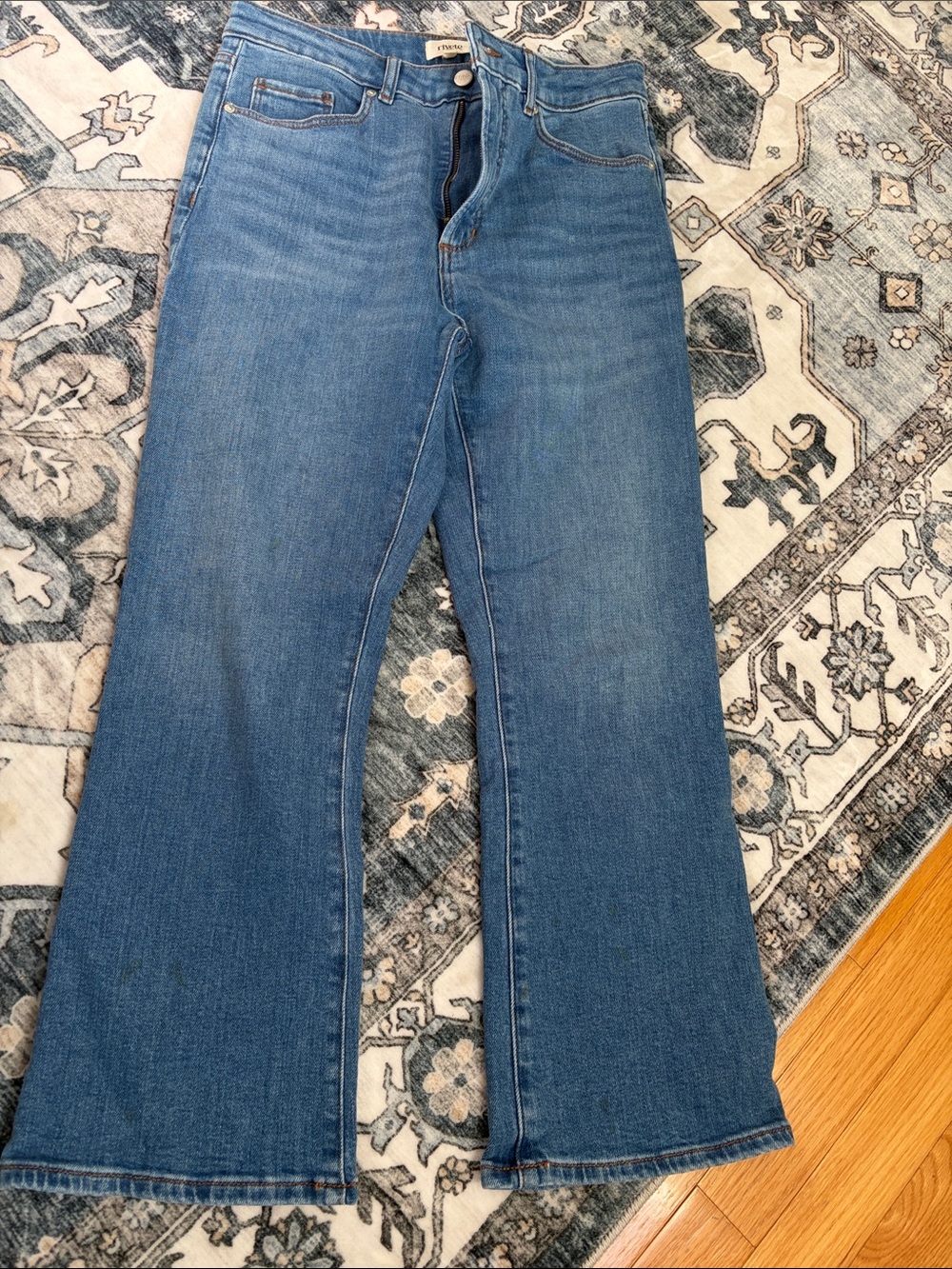 Rivete by the Loft Blue Women's Flare Jeans - Classic Denim